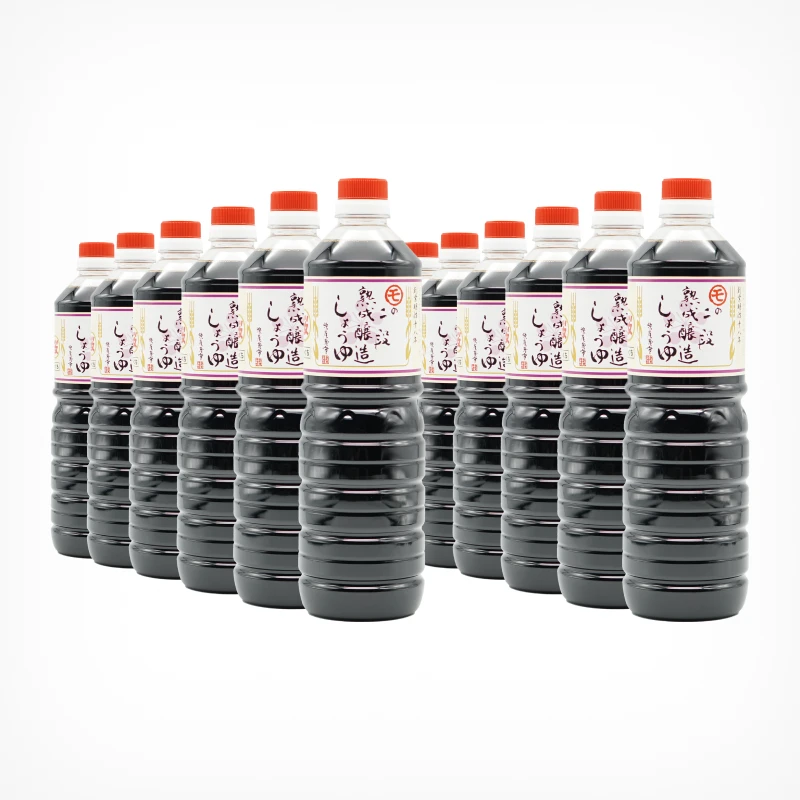 二段熟成濃口醤油（桜）1000ml×12本