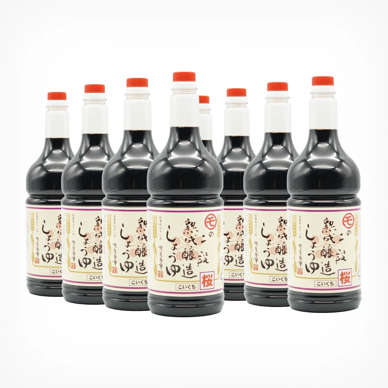 二段熟成濃口醤油（桜）1800ml×8本